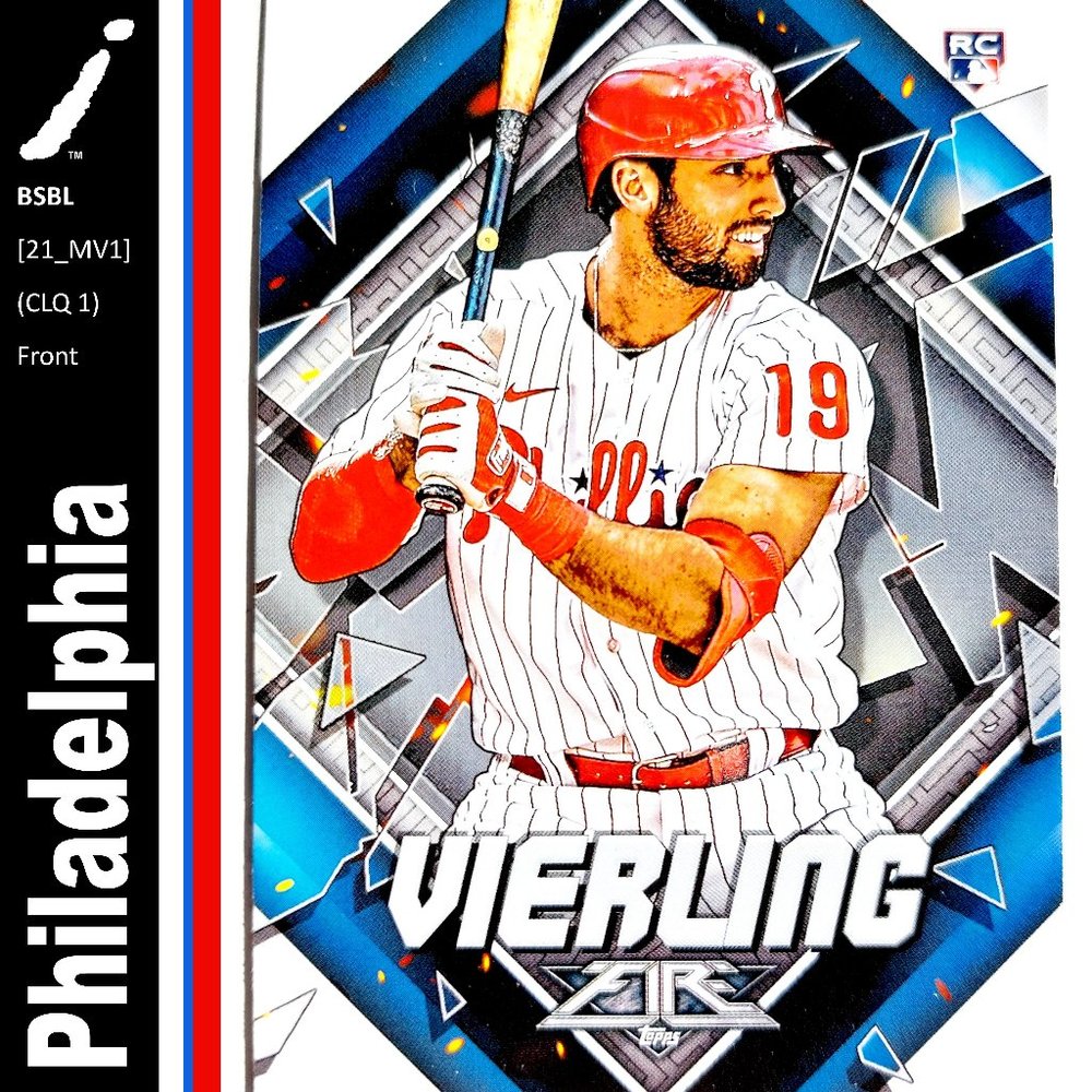 Philadelphia Phillies (Matt Vierling) - BSBL [21_MV1] - Rookie Card (RC)